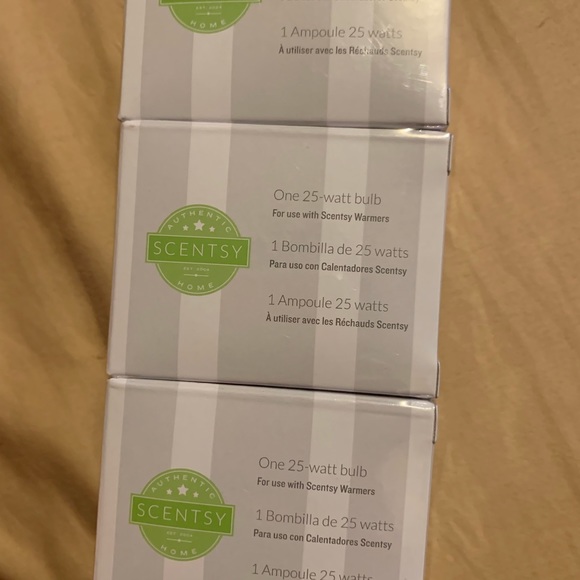 scentsy Other - Scentsy light bulbs 3 pak 25 watt bulbs